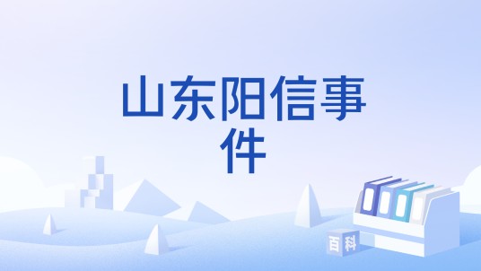 山东阳信事件