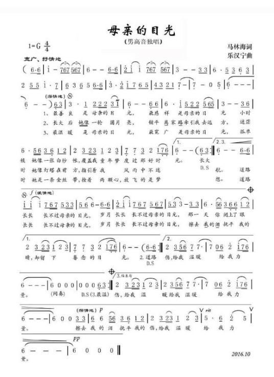 母亲的目光（宫栋才和刘小幻演唱的歌曲）