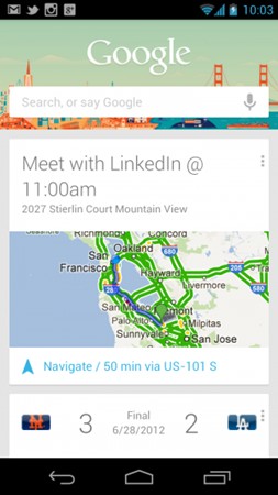 google now