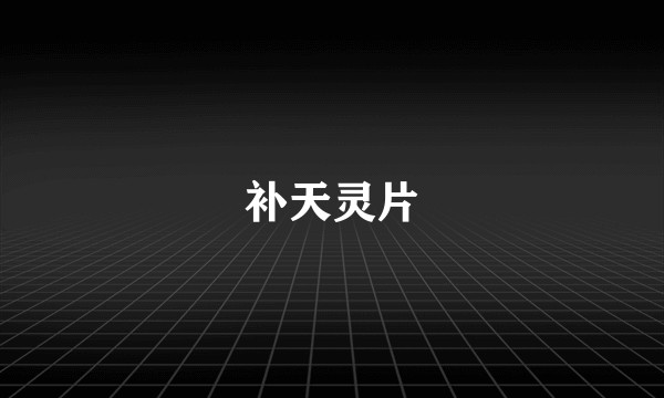 补天灵片