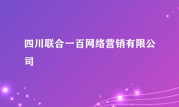 四川联合一百网络营销有限公司