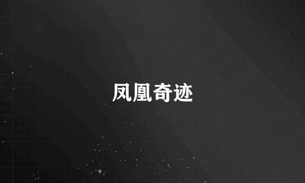 凤凰奇迹