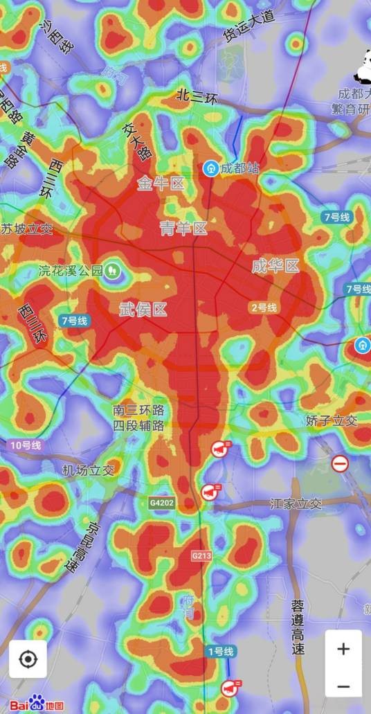 百度热力图