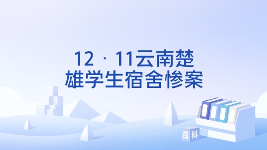 12·11云南楚雄学生宿舍惨案