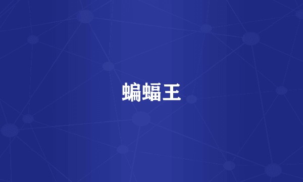 蝙蝠王