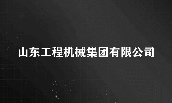 山东工程机械集团有限公司