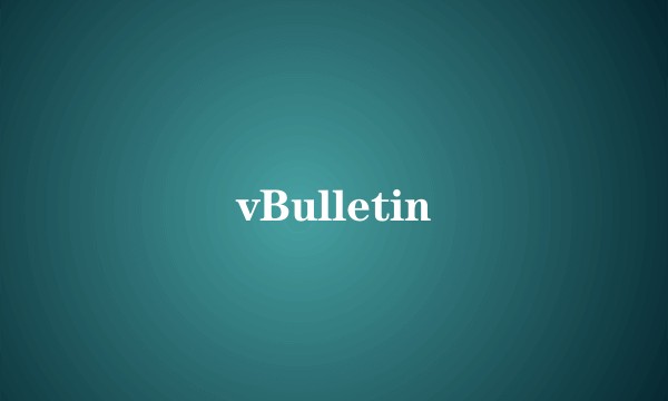 vBulletin