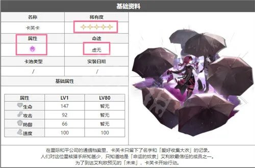 《崩坏星穹铁道》卡芙卡是几星? 卡芙卡技能效果介绍