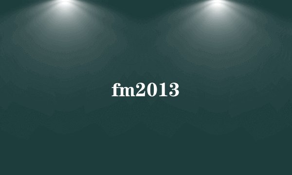 fm2013