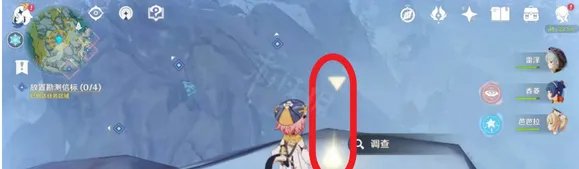 原神雪山勘测信标位置