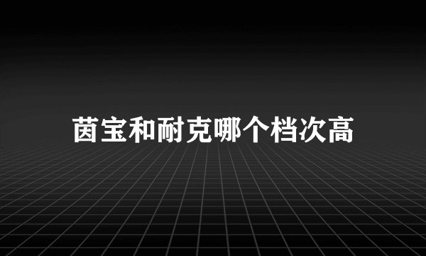茵宝和耐克哪个档次高