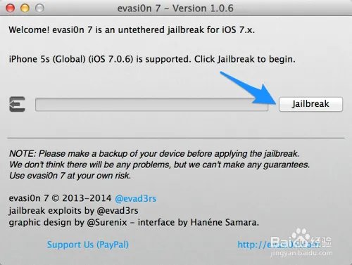 iOS7.0.6完美越狱教程