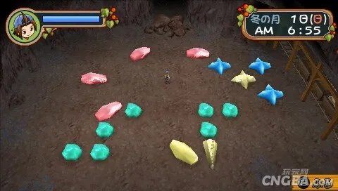 PSP《牧场物语:蜜糖村和大家的心愿》矿场攻略