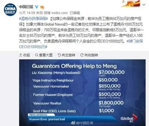 孟晚舟出庭时身边有不少随行的人是什么身份?又说明了什么问题?