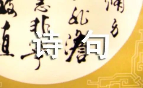 孤芳自赏的诗句