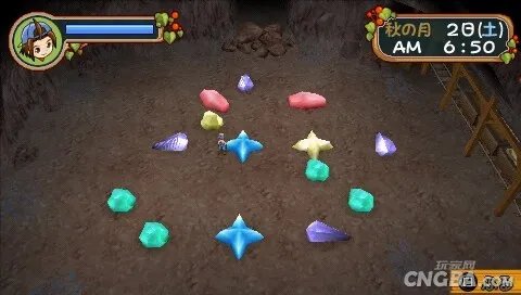 PSP《牧场物语:蜜糖村和大家的心愿》矿场攻略