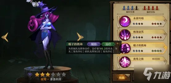 《旧日传说》菲米丝厉害吗 菲米丝技能属性详解