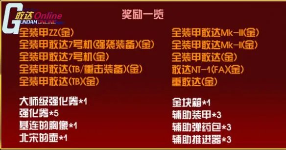 开工吧机师 《机动战士敢达OL》福利不能停!