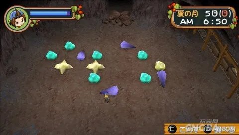 PSP《牧场物语:蜜糖村和大家的心愿》矿场攻略