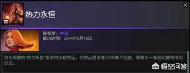 dota2中有哪些v社专门为职业选手设计的英雄套装?