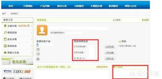 中国电信网上营业厅话费查询方法？