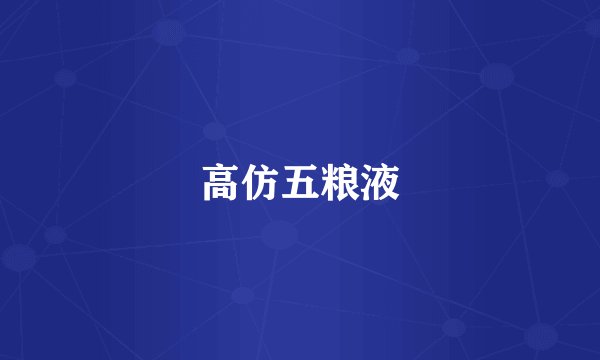 高仿五粮液