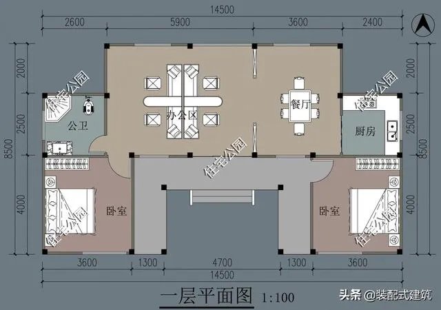 求农村120平一层小别墅设计图?