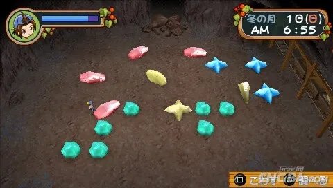 PSP《牧场物语:蜜糖村和大家的心愿》矿场攻略