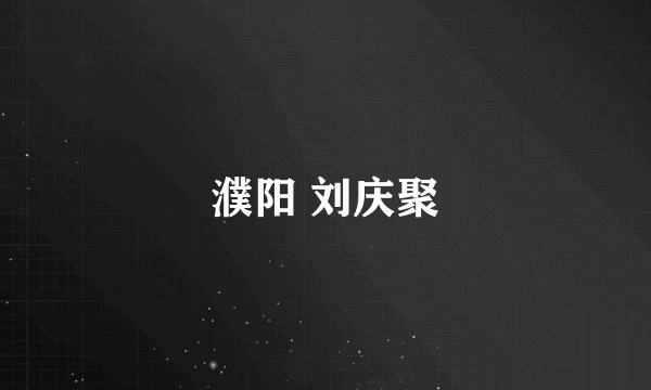 濮阳 刘庆聚