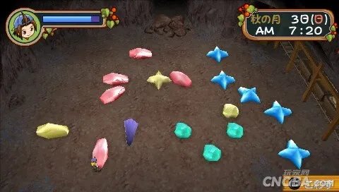 PSP《牧场物语:蜜糖村和大家的心愿》矿场攻略