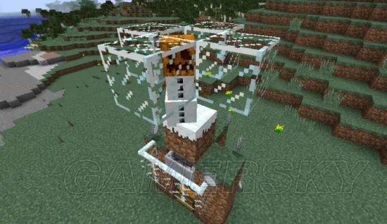 《我的世界》造雪机建造图文攻略 造雪机怎么做