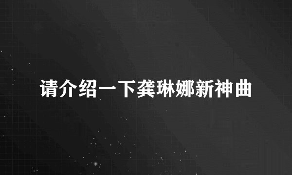 请介绍一下龚琳娜新神曲