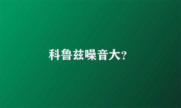 科鲁兹噪音大？