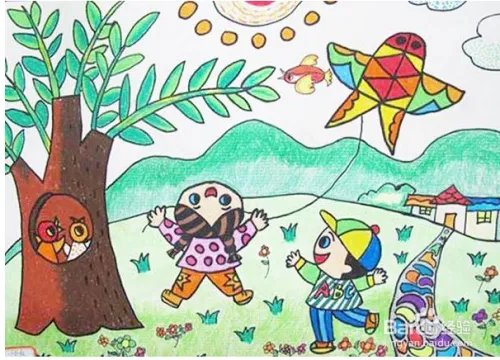 清明节儿童画怎么画?