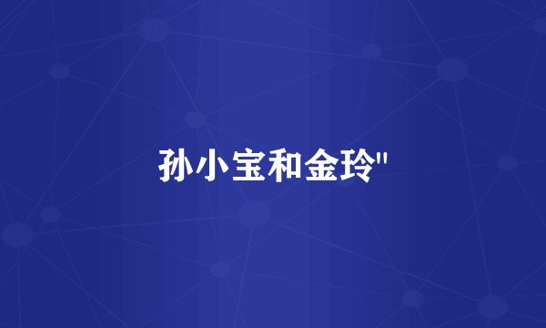 孙小宝和金玲