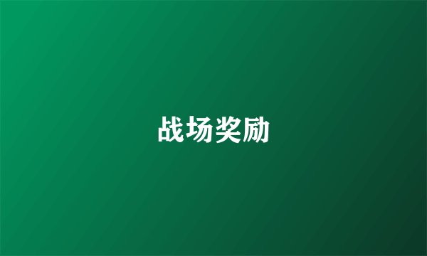 战场奖励