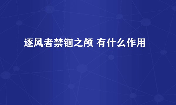 逐风者禁锢之颅 有什么作用