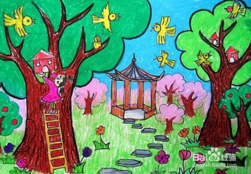 清明节儿童画怎么画?