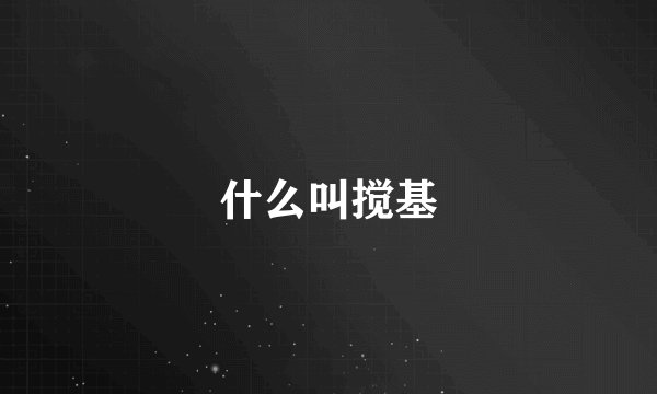 什么叫搅基