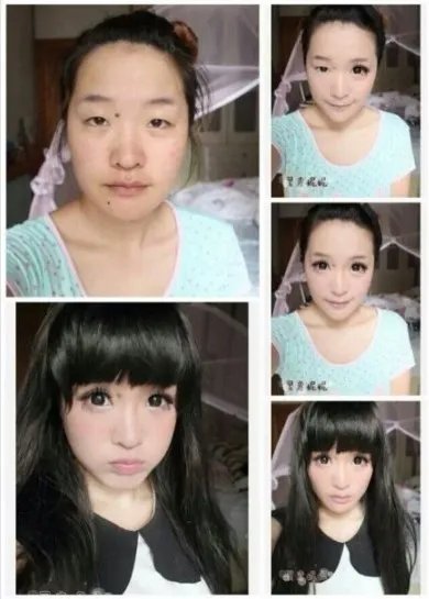 再也不敢相信朋友圈的美女了!