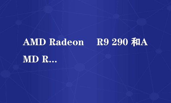 AMD Radeon™ R9 290 和AMD Radeon R9 M370X 哪个性能好？