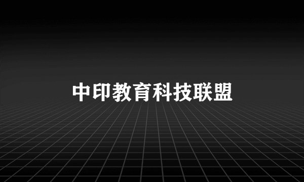 中印教育科技联盟