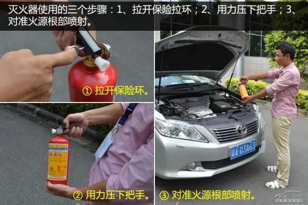 车载灭火器是如何使用的?