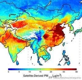 中国空气污染地图的概况