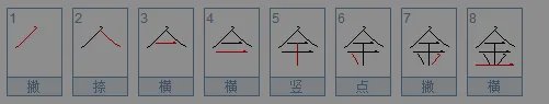 金的篆书