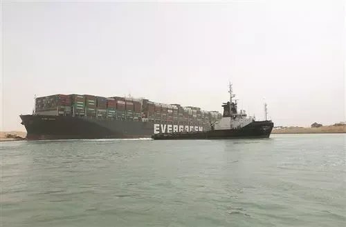 苏伊士运河搁浅货轮因潮汐脱困,谁该为苏伊士运河大塞船损失负责?