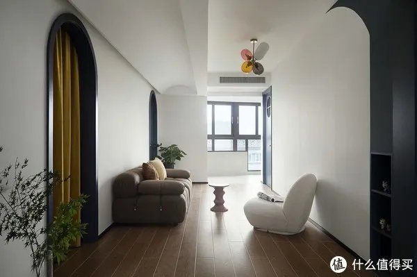 把电视请出家门,两房变三房!108㎡改造后,室内简约舒适