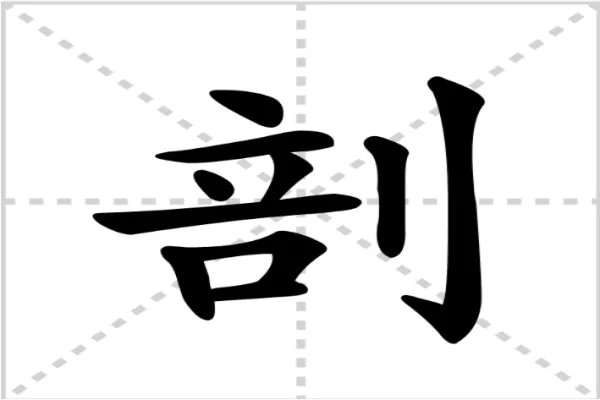 剖组词组词语