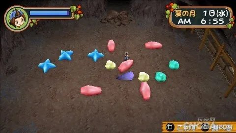 PSP《牧场物语:蜜糖村和大家的心愿》矿场攻略