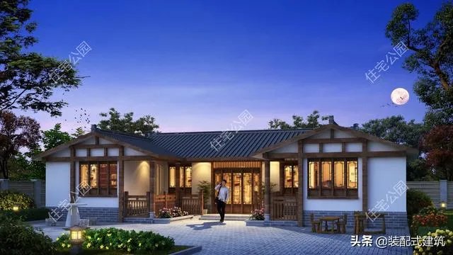 求农村120平一层小别墅设计图?